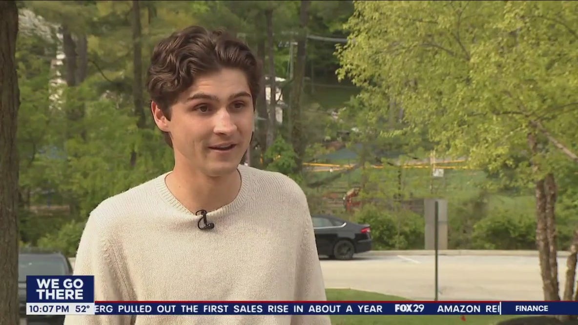 Villanova student gives ride to police officer in the middle of foot pursuit: 'He helped make a difference'